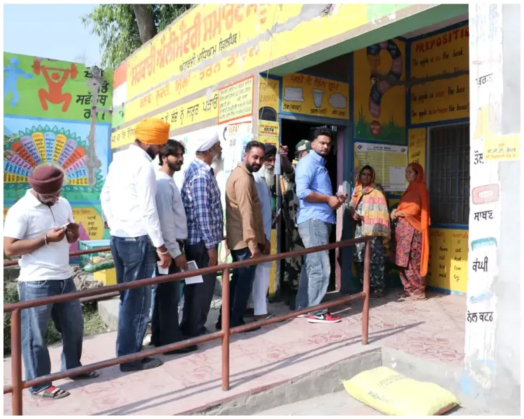 What is the voter turnout in Punjab’s Tarn Taran bypoll?