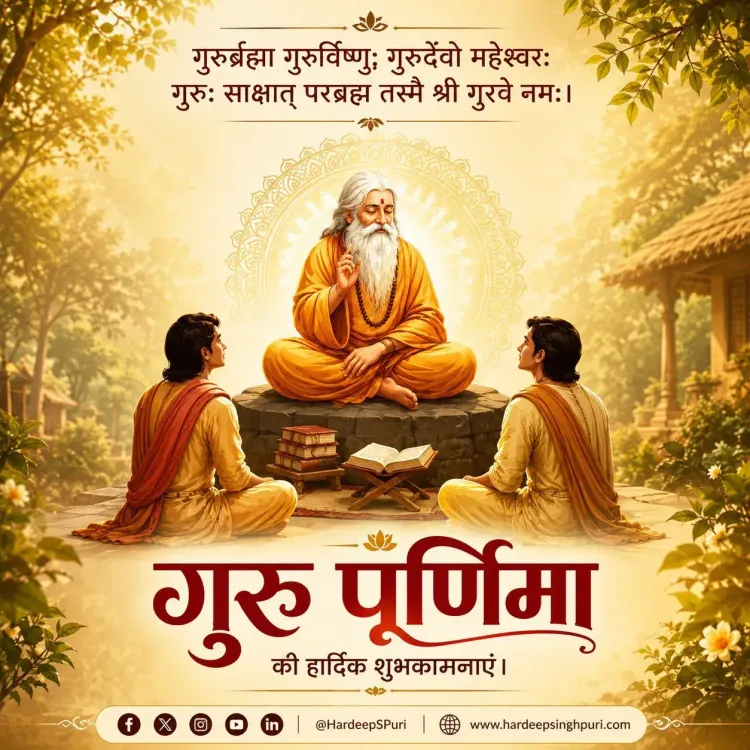 Puri extends Guru Purnima greetings, honours India's teacher tradition