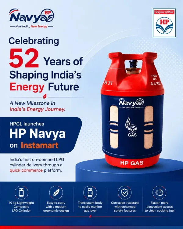 Puri hails HPCL's 52nd year, HP Navya LPG cylinder launch