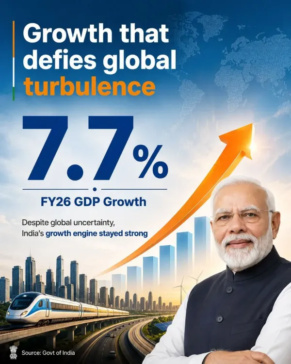 Puri hails India as fastest-growing major economy at 7.7% GDP