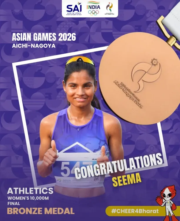 Puri hails Seema Kumari's bronze in 10,000m at Asian Games
