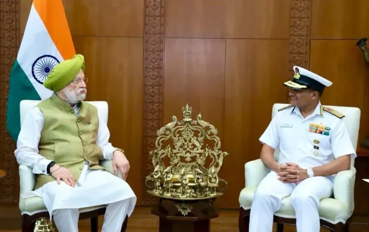 Puri Meets Navy Chief, Eyes Stronger Petroleum-Navy Ties