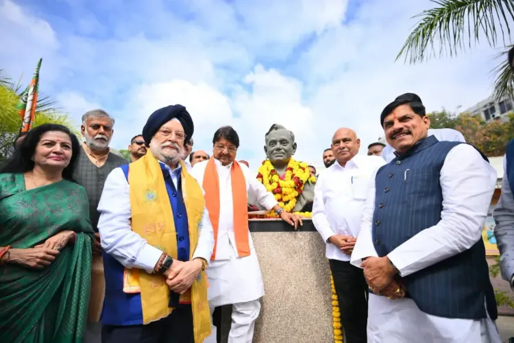Puri visits BJP Bhopal office, meets CM Mohan Yadav