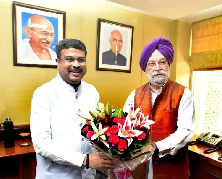 Puri Wishes Pradhan on Birthday, Highlights Cabinet Bonds