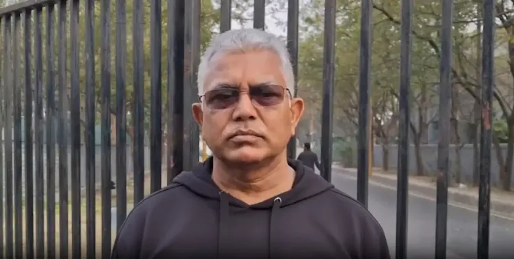 भाजपा नेता दिलीप घोष ने पूर्व रेल मंत्री मुकुल रॉय के निधन पर शोक व्यक्त किया