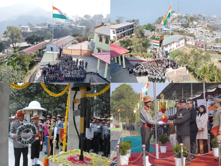 Republic Day: Assam Rifles Raises Tallest Tricolour in Mizoram