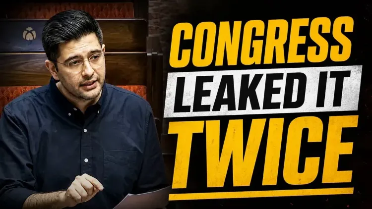 Raghav Chadha flags 2016 Karnataka paper leak, targets Congress
