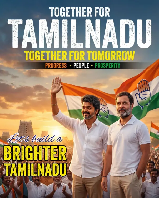 Rahul Gandhi in Chennai as Vijay set to be sworn in as Tamil Nadu CM