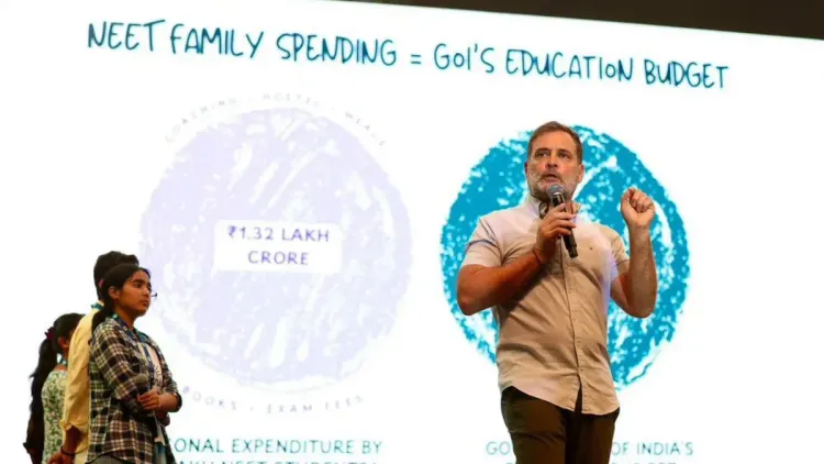 Rahul Gandhi flags ₹3.5 lakh crore exam prep burden on families