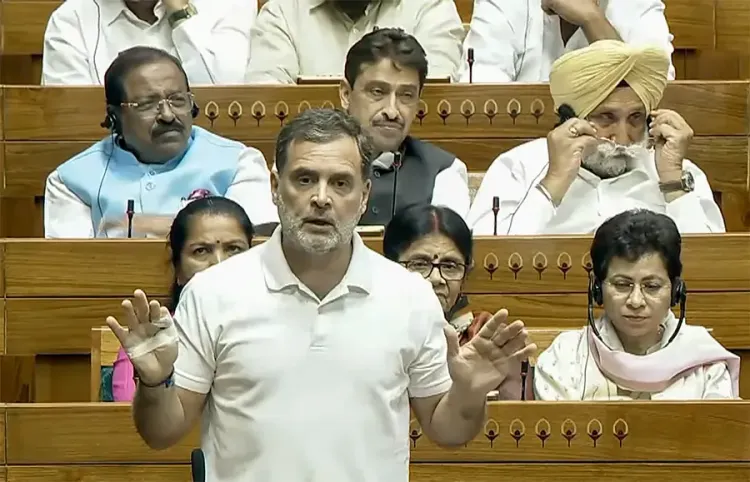 Rahul Gandhi Defends Constitution Amid Women's Quota Bill Setback
