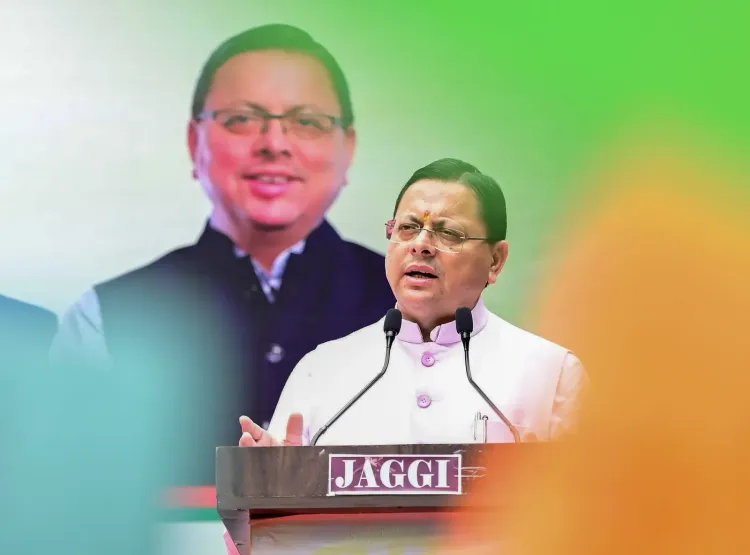 CM Dhami calls Rahul Gandhi a 'comedian' over Indore event row