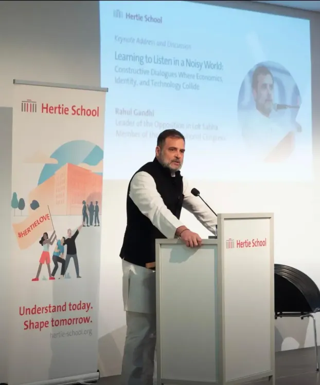 Has Rahul Gandhi Renewed His 'Vote Chori' Allegations During His Visit to Germany?