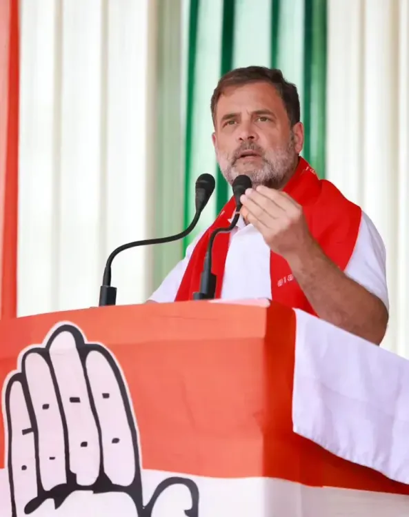 Rahul Gandhi Criticizes Himanta Biswa Sarma Over Alleged Land Corruption in Assam