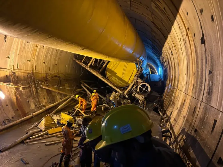 Railway Engages Metal-Cutting Specialists for Rescue Efforts in Telangana Tunnel
