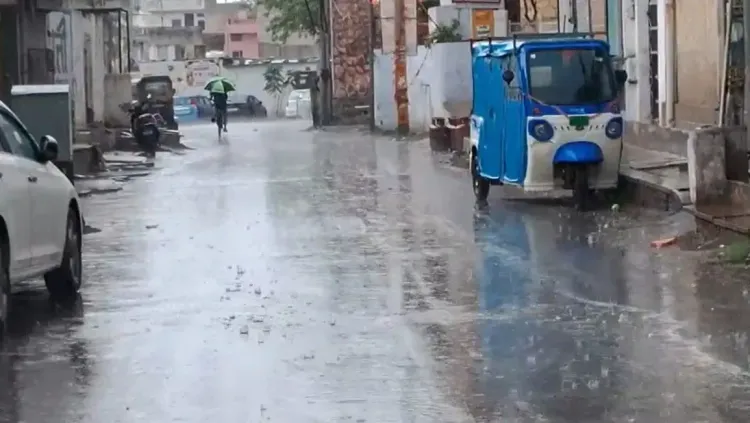 Rajasthan's Weather Transformation: Rain and Hail Provide Relief from Heat