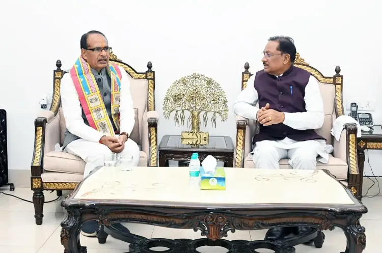 क्या रायपुर में केंद्रीय कृषि मंत्री शिवराज सिंह चौहान ने सीएम विष्णुदेव साय से मुलाकात की?