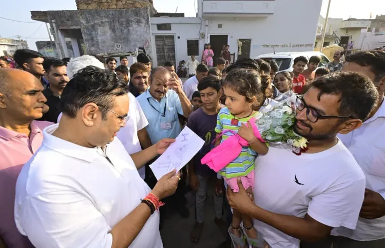 Rajasthan CM Bhajanlal Sharma walks village lanes in Nagaur, resolves grievances on the spot