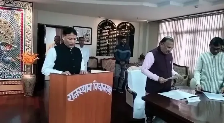 Did Raj Speaker Devnani Administer Oath to Newly Elected MLA Pramod Jain ‘Bhaya’?
