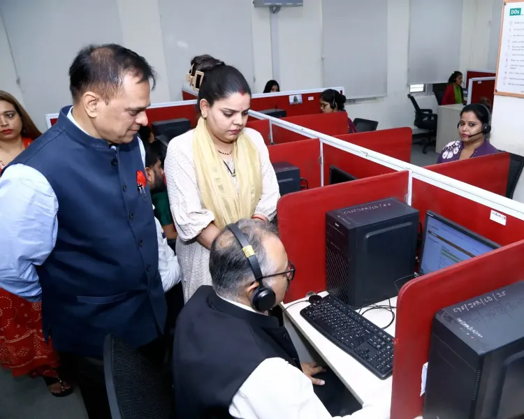 Rajasthan Chief Secy, DGP inspect 181 helpline centre in Jaipur