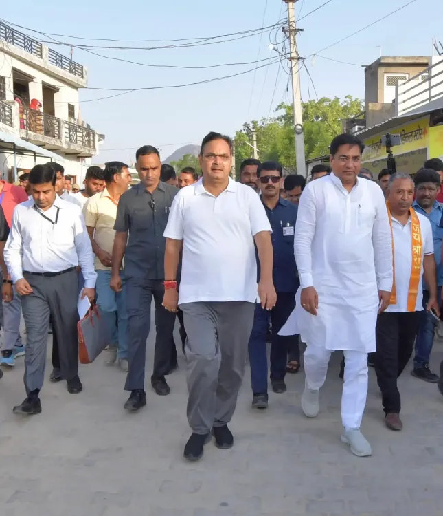 Rajasthan CM Bhajanlal Sharma visits Kadel village, upgrades health centre