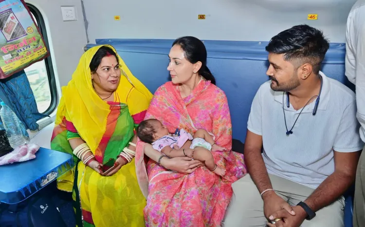Diya Kumari takes train to Ajmer after Modi's fuel conservation call