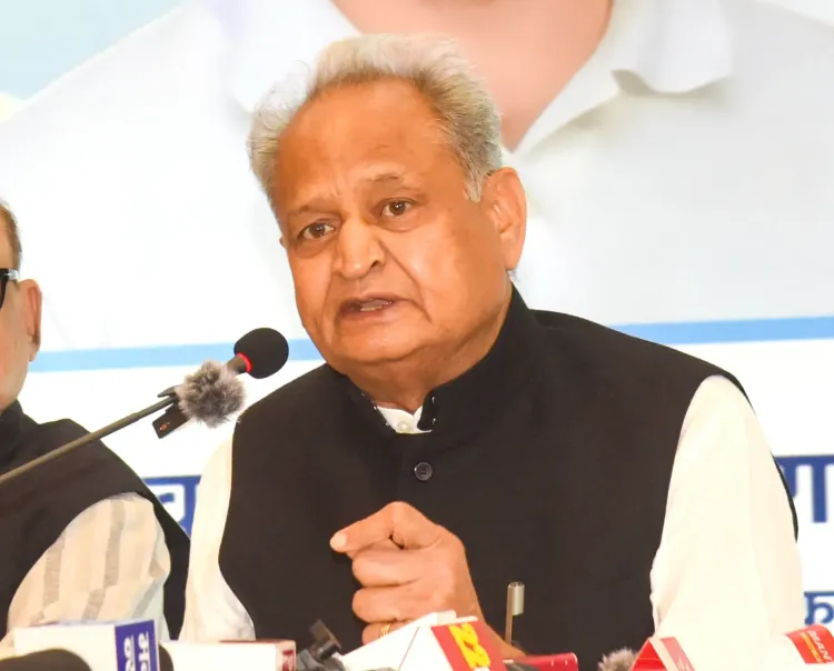 Ashok Gehlot Defends Son Against CM Sharma's Claims