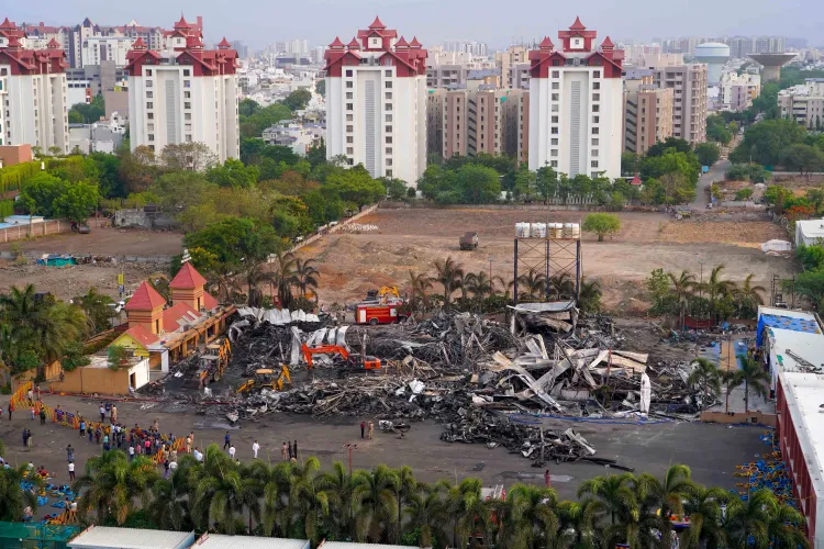 Did the Rajkot civic body just clear illegal constructions worth Rs 94 crore near the TRP fire site?