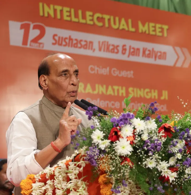 Rajnath Singh addresses BJP Intellectual Meet in Secunderabad