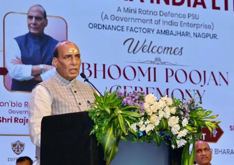 Rajnath Singh attends Bhoomi Poojan for Nagpur aluminium extrusion press