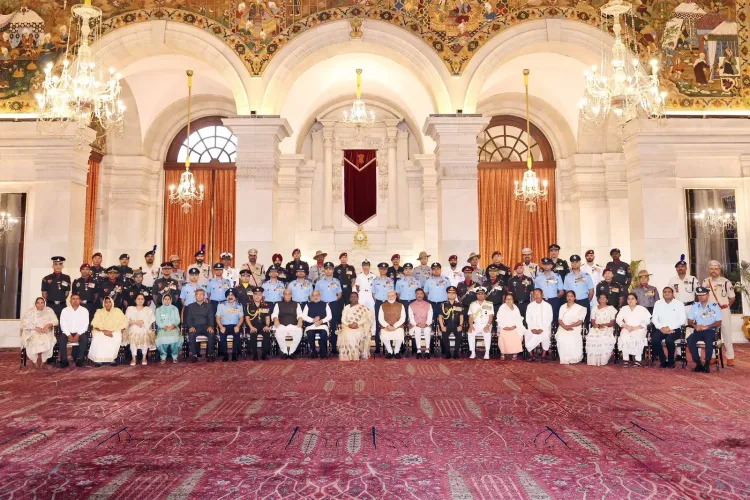 Rajnath Singh Attends Defence Investiture Ceremony 2026 Phase-1