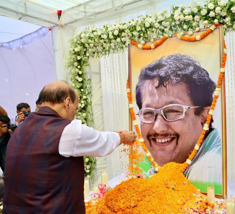 Rajnath Singh attends Jaspal Rana's trayodashi in Dehradun