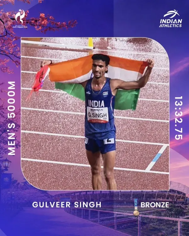 Rajnath Singh hails Gulveer Singh's Asian Games bronze hat-trick
