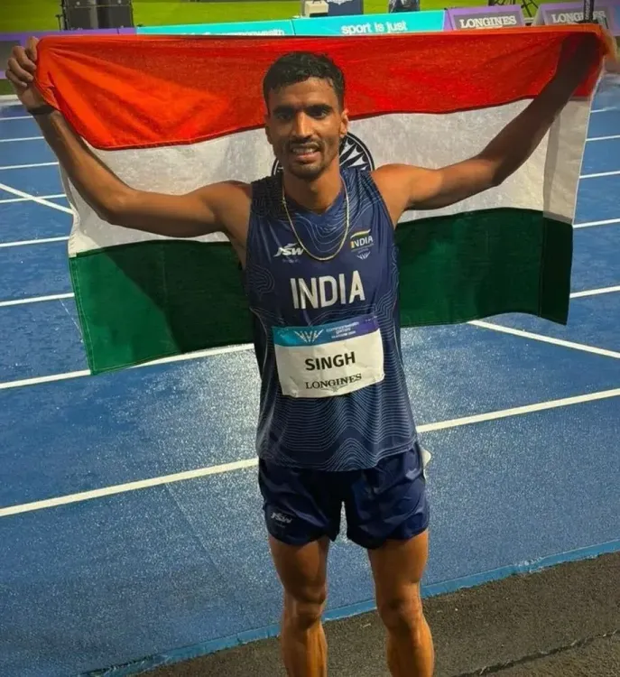 Rajnath Singh hails Gulveer Singh's historic CWG double