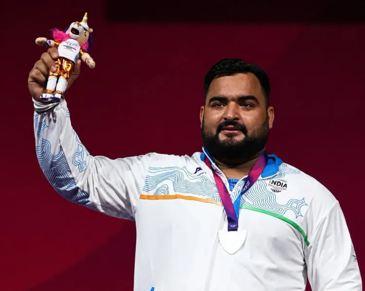 Rajnath Singh hails Lovepreet Singh's CWG Silver in +110kg Weightlifting
