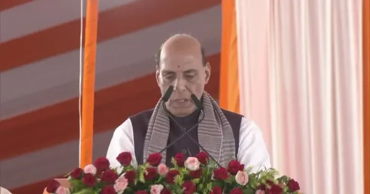 Rajnath Singh inaugurates Lucknow-Kanpur Expressway in Lucknow