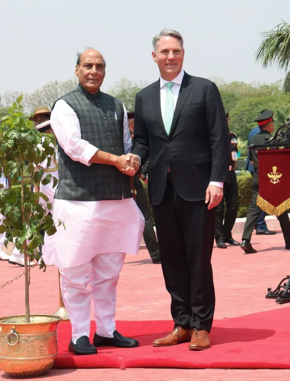 Rajnath Singh Meets Australia's Marles, Reviews Defence Ties