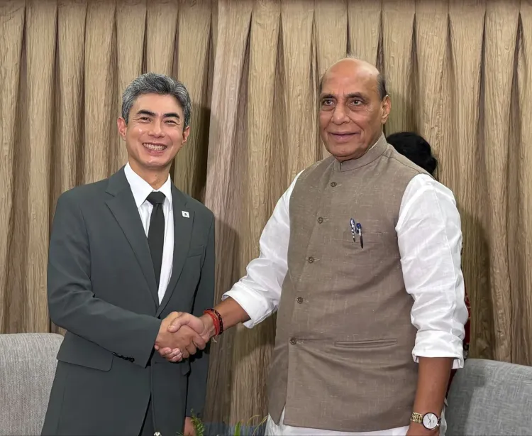 Rajnath Singh meets South Korea's Defence Minister at ADMM-Plus