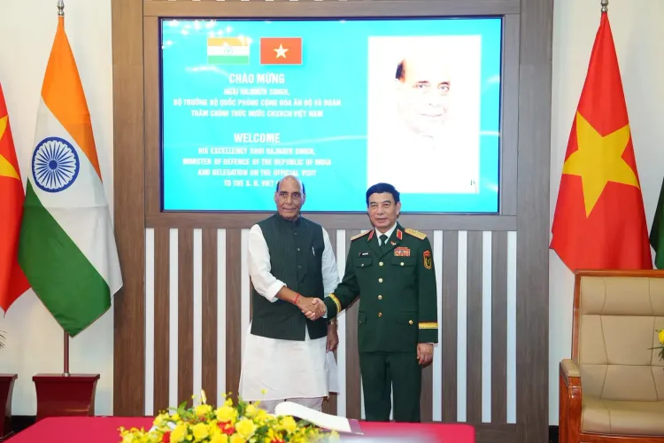 Rajnath Singh meets Vietnam's Phan Van Giang on defence, maritime security