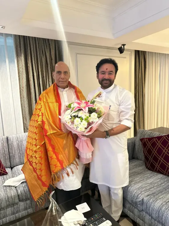 Rajnath Singh Thanks Kishan Reddy in X Post