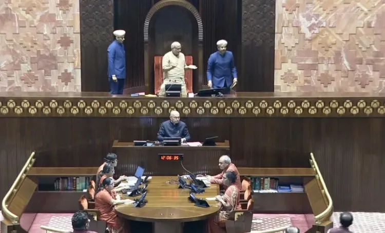 Rajya Sabha adjourned twice as Opposition, treasury benches disrupt Question Hour
