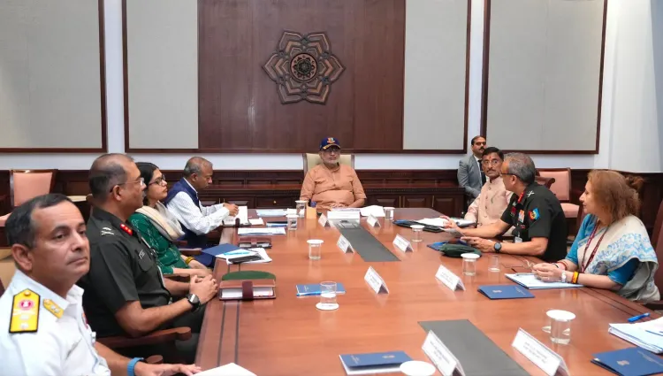 NCC और सैनिक स्कूलों पर उपराष्ट्रपति राधाकृष्णन को रक्षा मंत्रालय की विस्तृत ब्रीफिंग, हर राज्य में 3-5 स्कूल खोलने का सुझाव