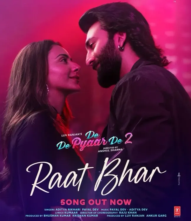 Have Rakul Preet Singh and Meezaan Jafri Set the Screen Ablaze in De De Pyaar De 2’s First Song ‘Raat Bhar’?
