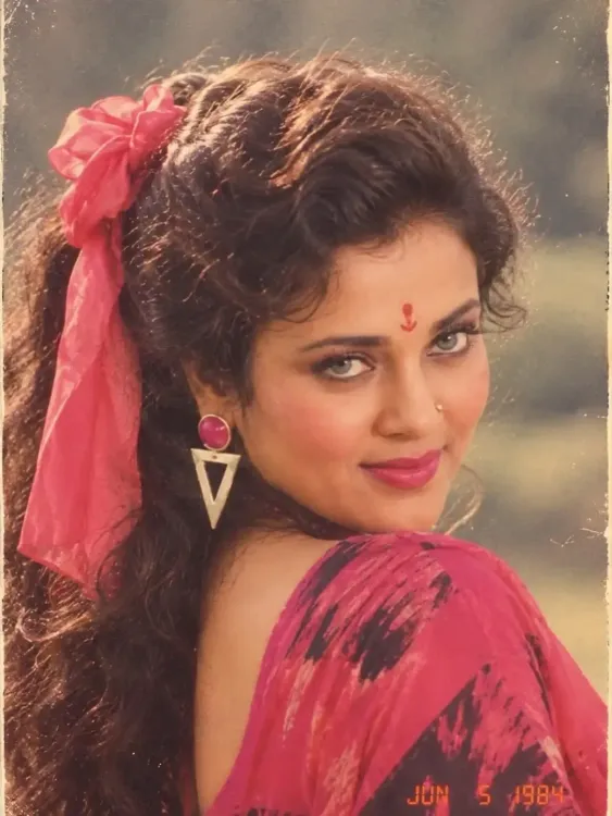 Mandakini joins 80s nostalgia trend, fans call her '1980s queen'