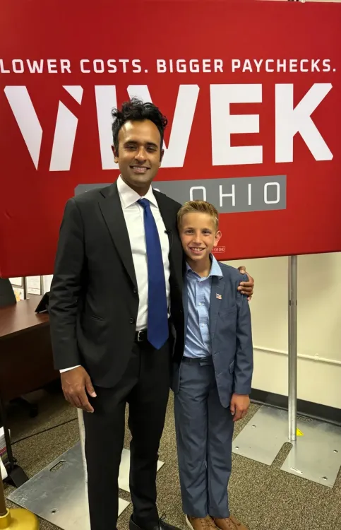 Ramaswamy Hands Mic to 11-Year-Old Civics Advocate at Town Hall