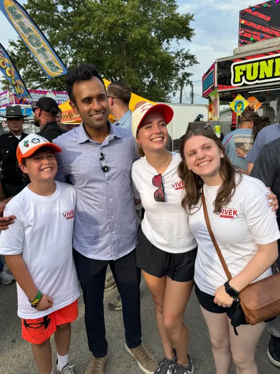 Ramaswamy hits Ohio county fairs with open Q&A blitz