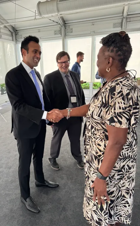 Ramaswamy Meets Ohio Anti-Poverty Leaders in Dayton