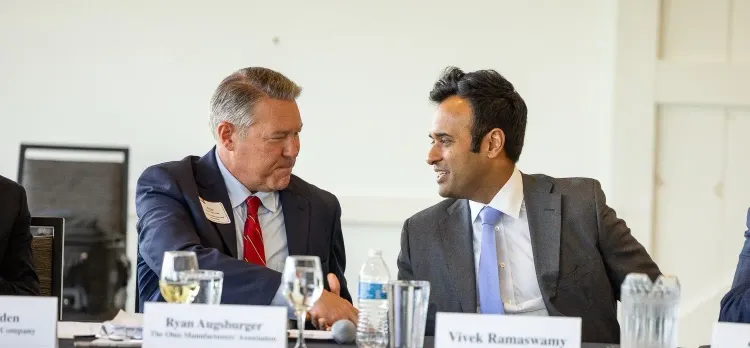 Ramaswamy Meets Ohio Manufacturers, Calls for Industrial Revival