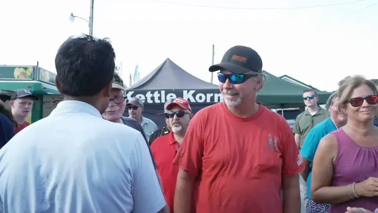 Ramaswamy Pledges to Keep Promise to Marine Veteran in Clinton County