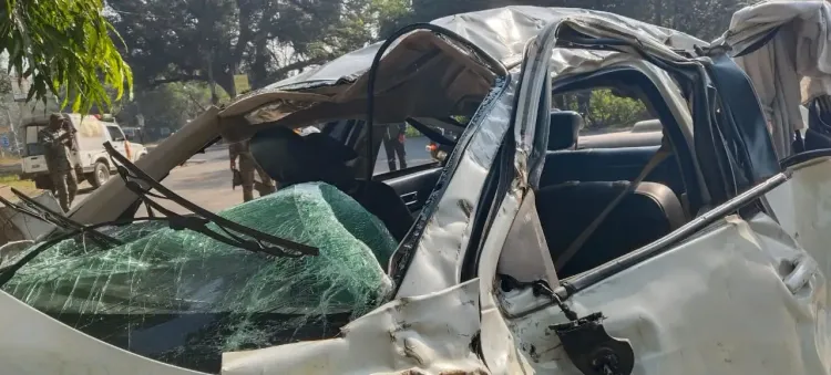 क्या रांची में अनियंत्रित होकर डैम में गिरी कार से तीन पुलिसकर्मियों की मौत हुई?