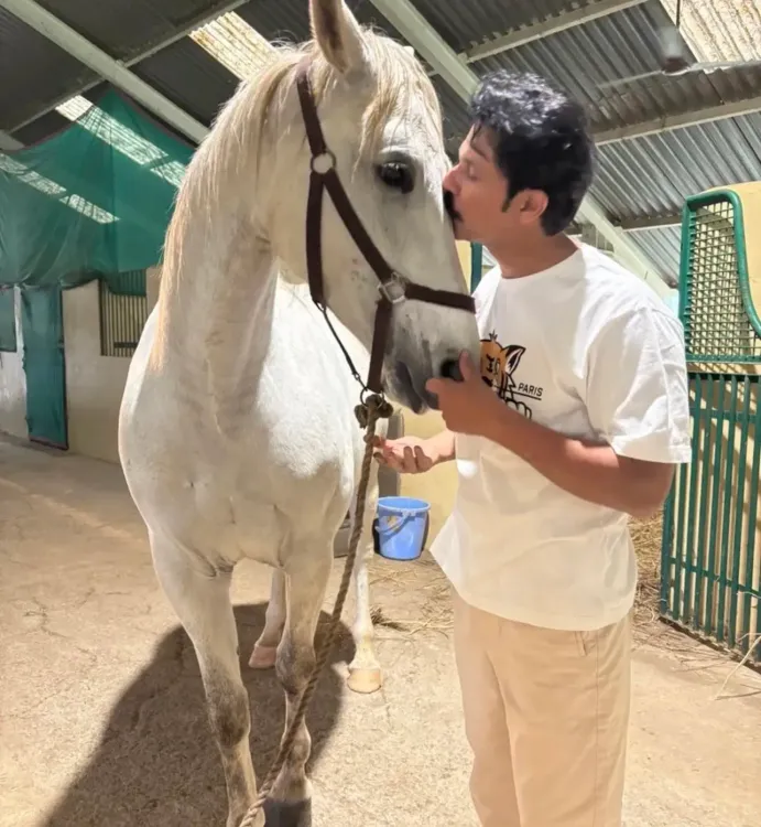 Randeep Hooda Shares Heartfelt Moments with His Horses Hope and Veer